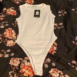White Fashion Nova Bodysuit, not see through